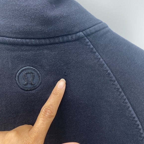 Lululemon Scuba black Jacket Sweater Yoga Zipper - Picture 7 of 10